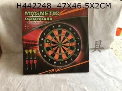 H442248 - 18 inch magnetic plastic dart target