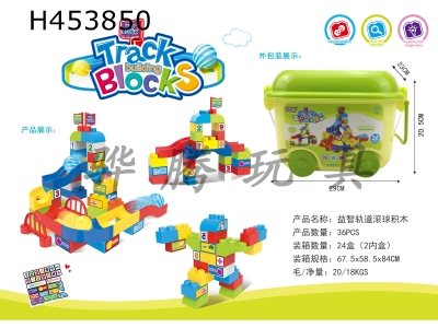 H453850 - Puzzle Track ball building blocks (36pcs)