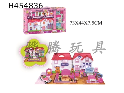 H454836 - Villa with furniture (lighting and music with 2aa battery).