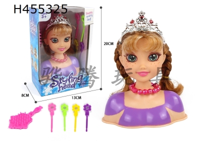 H455325 - Snow Princess half body makeup head