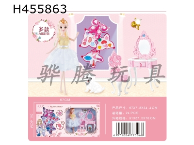 H455863 - Dresser Barbie butterfly makeup
