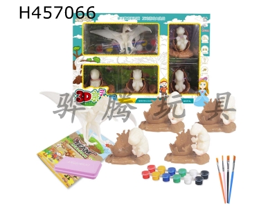 H457066 - Painting and painting set in 3D.