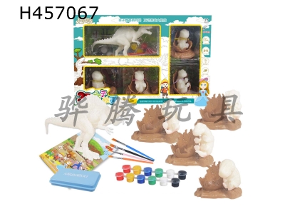 H457067 - Painting and painting set in 3D.