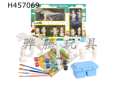 H457069 - Painting and painting set in 3D.