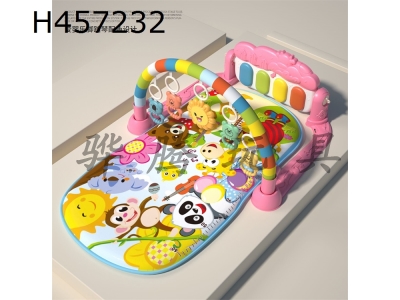 H457232 - Cow HAT + animal blanket pedal piano 3 * AA