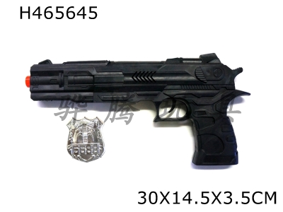 H465645 - Real flint gun with badge.