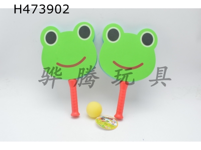 H473902 - Big frog sponge racket.