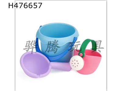 H476657 - Soft rubber beach watering pot 3-piece set