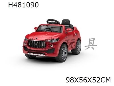 H481090 - MASERATI LEVANTE  AUTHORIZED 
R/C RIDE ON CAR
MUSIC/LIGHT/CAN PLAY WITH MP3 PLAYER AND VOLUME ADJUSTMENT/2.4G REMOTE CONTROL/MULTIMEDIA FUNCTION//MICROPHONE/SWING FUNCTION/THE WHEEL ARE WITH LIGHTS