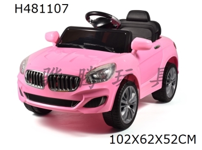 H481107 - R/C RIDE ON CAR
MUSIC/LIGHT/CAN PLAY WITH MP3 PLAYER AND VOLUME ADJUSTMENT/FITED WITH 2.4G  REMOTE CONTROL/MULTIMEDIA FUNCTION/MICROPHONE