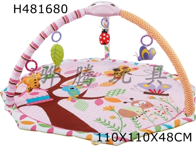 H481680 - Forest octagonal carpet