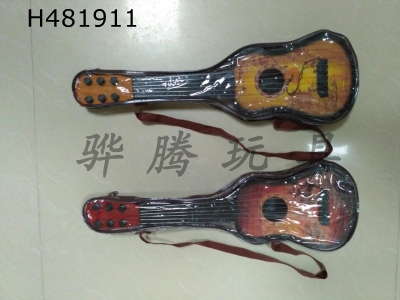 H481911 - 17-inch Chinese style guitar wood grain 2 mixed. Steel wire
