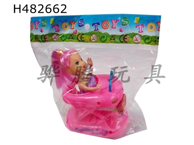 H482662 - Winding Barbie stroller