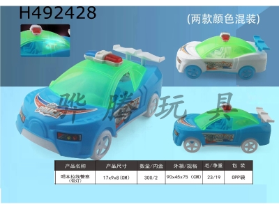 H492428 - Open-wire police car (with lights)