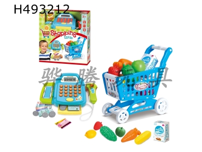 H493212 - Boys cash register+shopping cart (light 2 capsules 5th without bag)