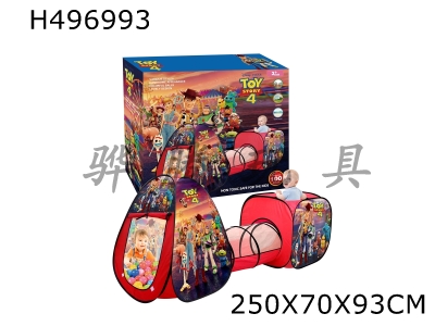 H496993 - Toy Story tent three channels + 100 balls