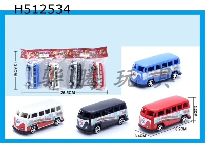 H512534 - Four color Huili bus