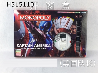 H515110 - English voice electronic version of Captain America Monopoly