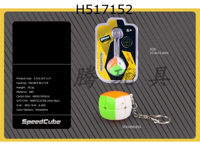 H517152 - Second order key chain cube