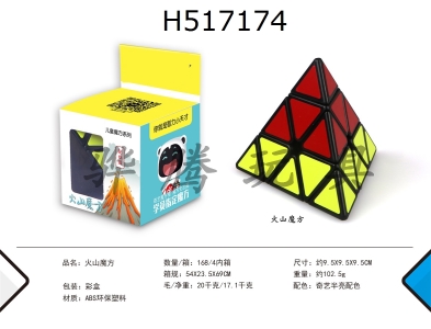 H517174 - Volcano cube sticker version