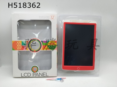 H518362 - Liquid crystal tablet monochrome 12 inches (with blister distribution battery, screwdriver and pen)