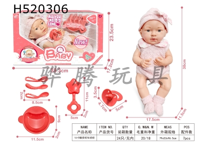 H520306 - 6-inch sleeping newborn doll