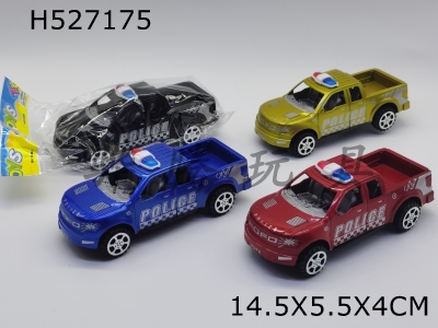 H527175 - Painted inertia pickup police car
