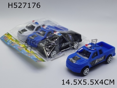 H527176 - Real-color inertia pickup police car