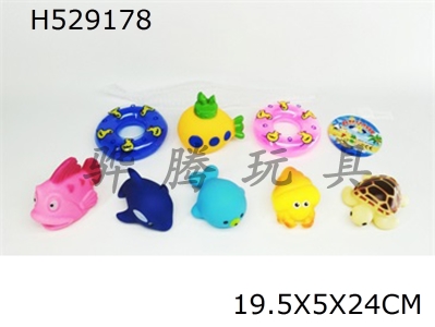 H529178 - Plastic&nbsp;lined&nbsp;animals&nbsp;with&nbsp;swimming&nbsp;rings