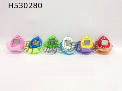 H530280 - Egg-shaped electronic pet "AG13 with two electrons"