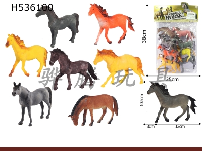 H536100 - Eight horses