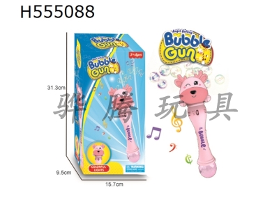 H555088 - Electric light music deer Xiaoai bubble stick
