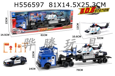 H556597 - Police suit (taxi) / tractor plus 809 (with light and sound)