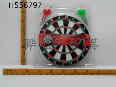 H556797 - 30cm wooden dart target