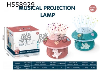 H558929 - Music projection lamp