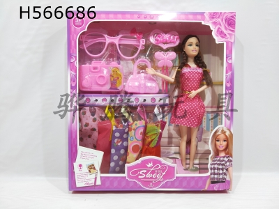 H566686 - 1 inch thigh 9 joints Barbie