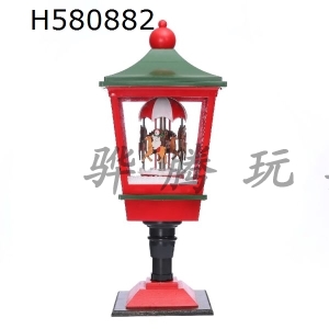 H580882 - Western Style Lantern / carousel - red and green