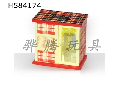 H584174 - Cabinet music box (three colors and four models)