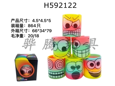 H592122 - Rainbow Circle of Taiwan Colorful Strange Face
