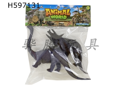 H597131 - 2 8-inch dinosaurs (3 mi