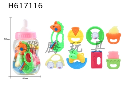 H617116 - Color rattle 8-piece set