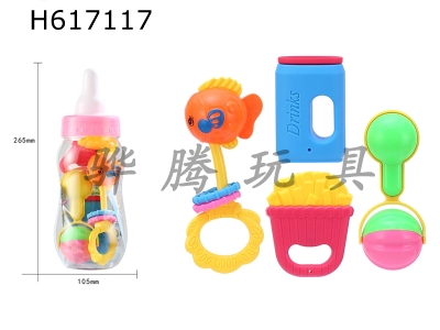 H617117 - Color rattle set of 4