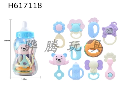 H617118 - Pink rattle set of 10