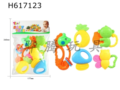 H617123 - Color rattle 5-piece suit