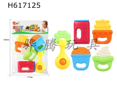 H617125 - Color rattle 5-piece suit