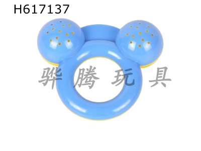 H617137 - Bulk rattle Mickey head (bright color)