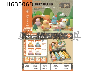 H630068 - Wind-up sweet cone duck 16pcs
