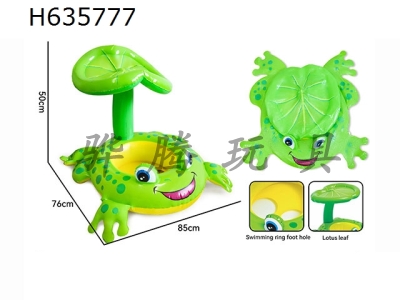 H635777 - Frog umbrella boat