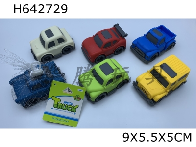 H642729 - (GCC) Glide Cartoon Car (6 models with 2 color mix)