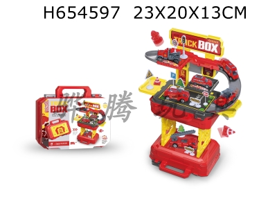 H654597 - Two in one rail parking lot firefighting handbag (four randomly selected vehicles)